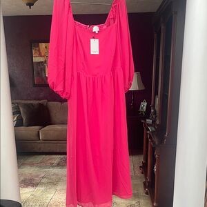 Sugarlips Vibrant Pink Dress